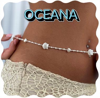 sea shell belly chain